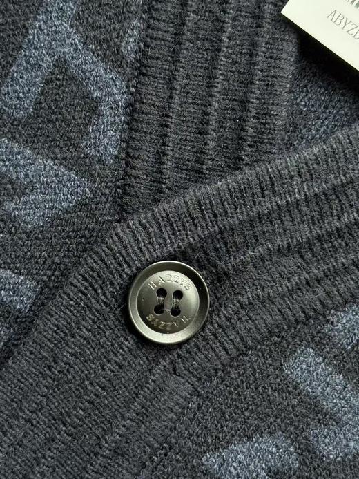 D110430新款休闲针织衫男士V领毛衫外套 商品图8