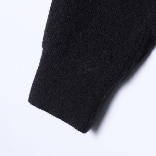 72625SDSA男士秋冬新款痞帅男装潮牌美式人物字母设计拉链立领毛衣百搭 商品图4