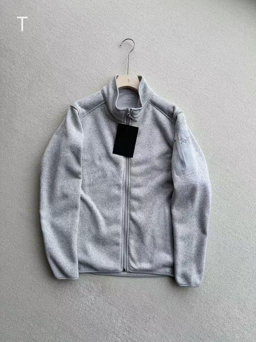 D110429秋冬COVERT玛卡龙配色刺绣版本立领开衫轻量抓绒外套男女同款 商品图7