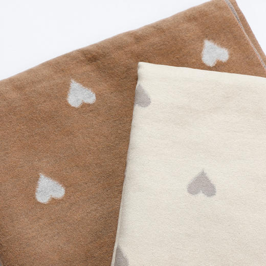 韩系美拉德双面爱心双色围巾-纪念日百货门店同款165200561 商品图1