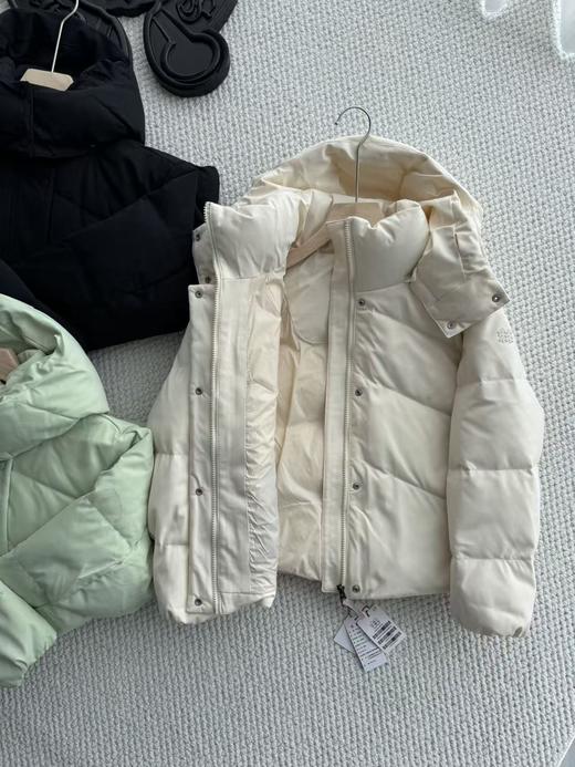 D110439马卡龙色系冬季休闲保暖可拆卸帽子设计面包服羽绒服 商品图2