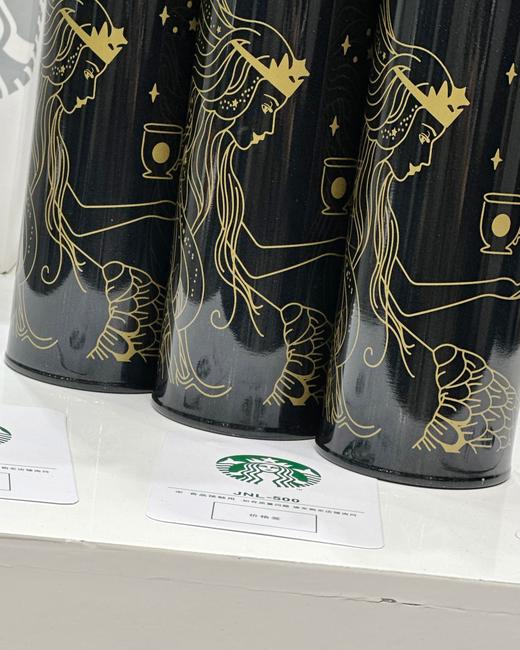 D110431海洋系列保温杯500ml大容量美人鱼限定保温杯 商品图3