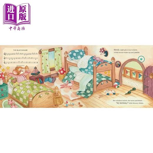 【中商原版】Amy Adele发声书 共3册 睡前名曲精选The Bedtime Music Book 生日/新年的歌声Songbook 英文原版 亲子童书音乐书 商品图1