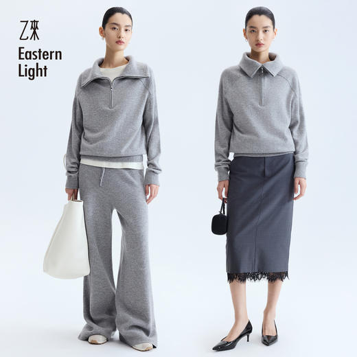 Eastern Light/乙来【100%绵羊毛】ROW风羊毛衫慵懒松弛套装 商品图0