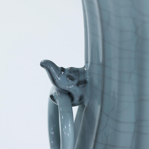 问鼎官窑大国工匠监制花口象耳瓶（缺货） 商品图1