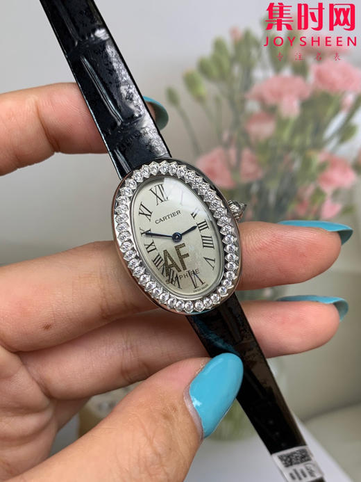 AF卡地亚Baignoire浴缸系列 女士石英腕表 高端美洲鳄鱼皮表带版 商品图2