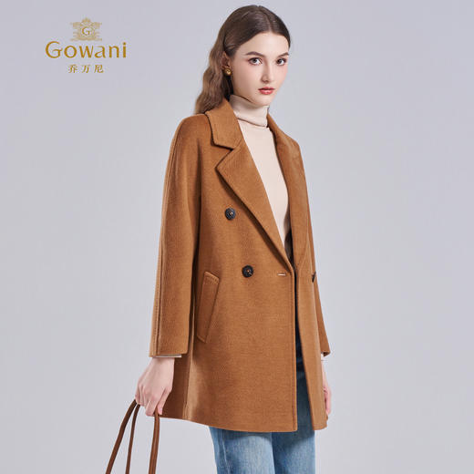 乔万尼100%绵羊毛西装设计毛呢外套羊毛呢大衣ET4A025 商品图1