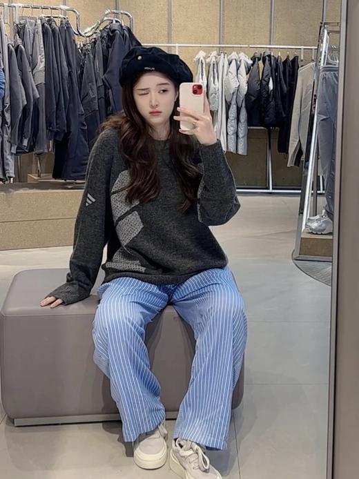 D110414秋冬 P CREW2 简约休闲百搭长袖圆领针织毛衣 商品图3