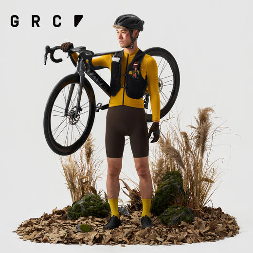 GRC桀骜无尽秋冬新款RESEARCH系列反光抓绒保暖公路自行车夹克男 商品图3
