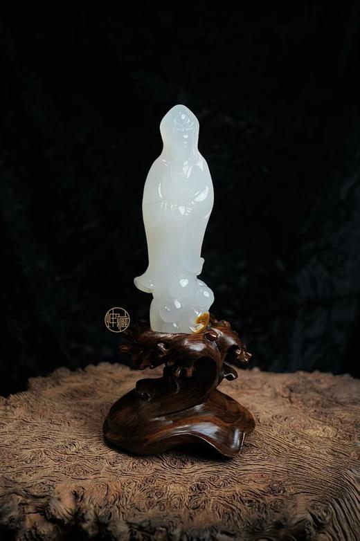 玉髓观音摆件 商品图5