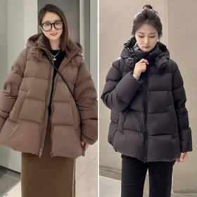 【高品质私服】【JN宽松连帽羽绒面包服】无胆防绒 更耐用更透气，包容性强，不显沉闷臃肿G1084-CC【无标出货 介意慎拍】