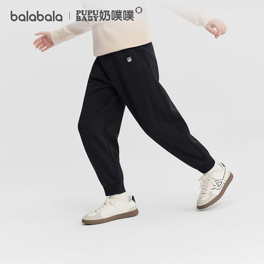 【奶噗噗IP】巴拉巴拉童装女童加绒裤子2025秋冬装新款潮 商品图2