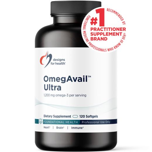 美国DFH  omega-3 鱼油 OmegAvail™ Ultra  120粒 #EPA#DHA#【预售】 商品图2
