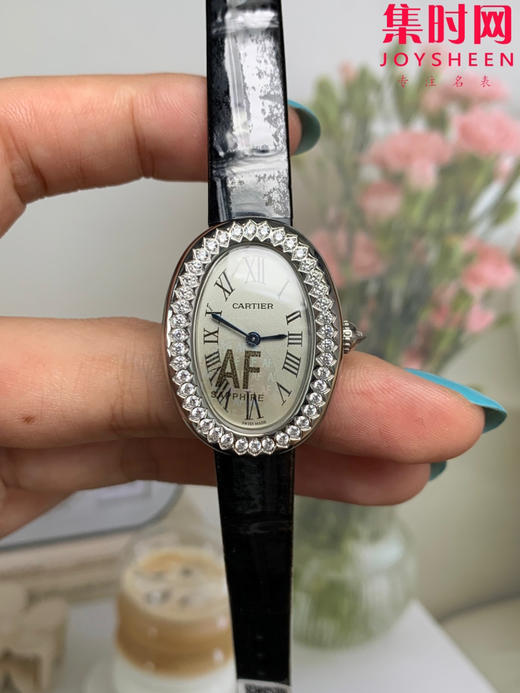 AF卡地亚Baignoire浴缸系列 女士石英腕表 高端美洲鳄鱼皮表带版 商品图0