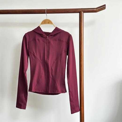 壁虎瑜伽【2511SY443】连帽修身显瘦外套【5天发货】 商品图4