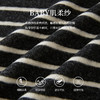 【11/5新品】熙世界肌柔纱磨毛黑白条纹打底衫女2025冬季新款长袖高领T恤上衣 商品缩略图2