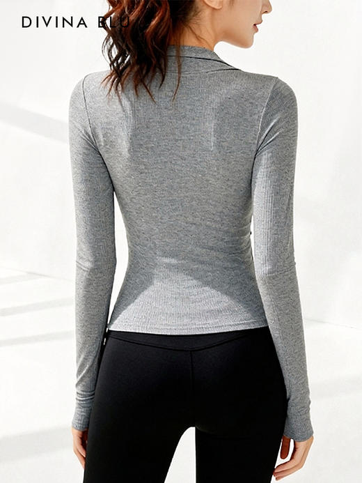 DIVINA BLU 丹麦系列 迪唯纳法式方领气质T恤119 商品图2