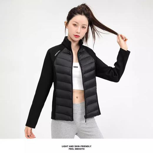 丁摩运动轻薄羽绒服女新款流行滑雪跑步登山瑜伽健身内搭修身保暖外套AL2365 商品图1