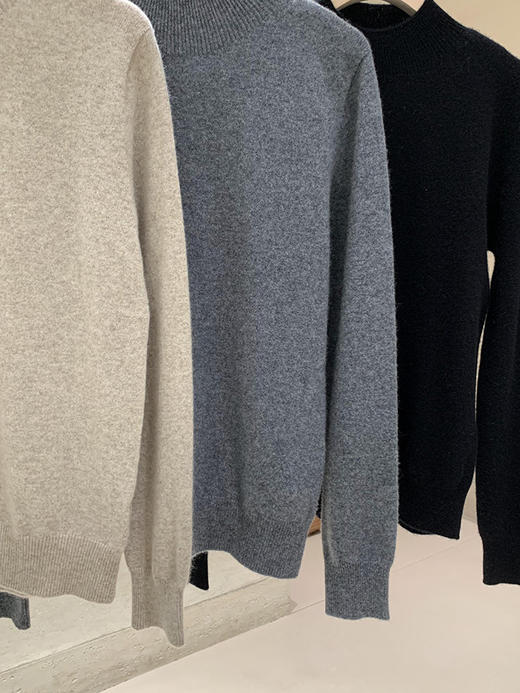 【高品质私服】【IC粗纺羊绒高领套头针织衫】色泽自然柔和，条干均匀，纹路清晰，绒面丰富G1126-CC【无标出货 介意慎拍】 商品图11