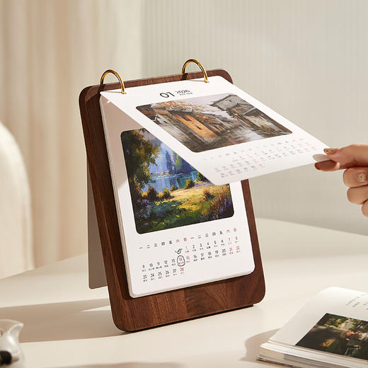 初心| 新年日历台历 2026 年黑胡桃木 商品图3