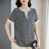 v领短袖女t恤2026新款夏季高端洋气大码女装胖mm宽松女士半袖上衣 商品缩略图2