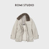 ROMI STUDIO“冬日温暖”复古洗水拆卸毛领厚款棉服外套RWCWWT6628 商品缩略图0