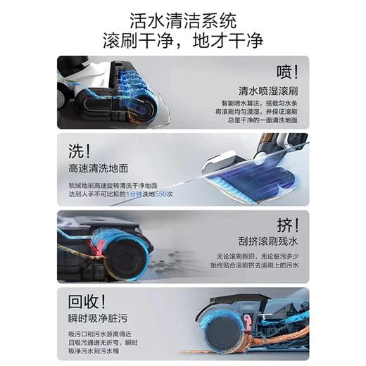 添可芙万2.0slim电解水增配 智能无线吸拖多功能家用擦地机1机5用 商品图2