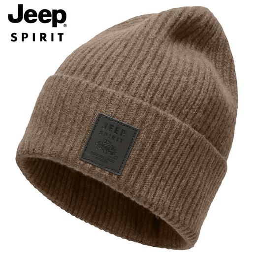 【专属】JEEP SPIRIT【秋冬新款羊毛帽子】加厚护耳帽子针织保暖男女款帽子加绒保暖围脖 商品图4
