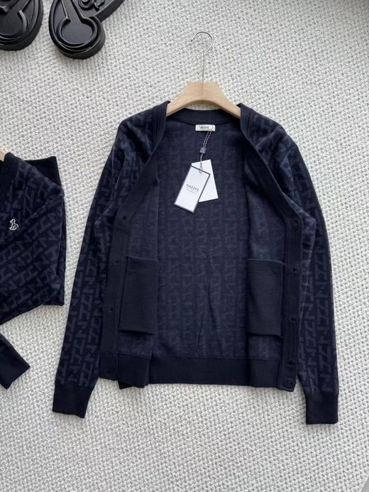 D110430新款休闲针织衫男士V领毛衫外套 商品图2