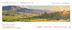 哆鲤咖啡 × 可可公社 联名限定巧克力 厄瓜多尔翡翠庄园75%咖啡增味巧克力-Z