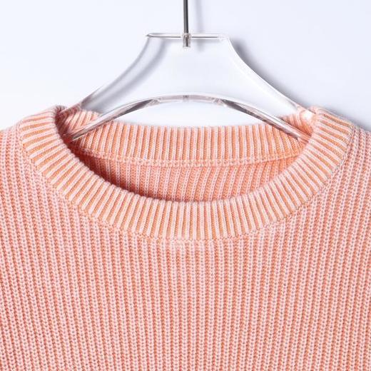 22120SDSA男士秋冬新款痞帅男装慵懒风简约刺绣字母圆领毛衣百搭宽松 商品图2