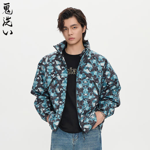 ONIARAI/鬼洗25秋冬新品锥形线条可收纳帽软壳冲锋衣男式 B340222 商品图0