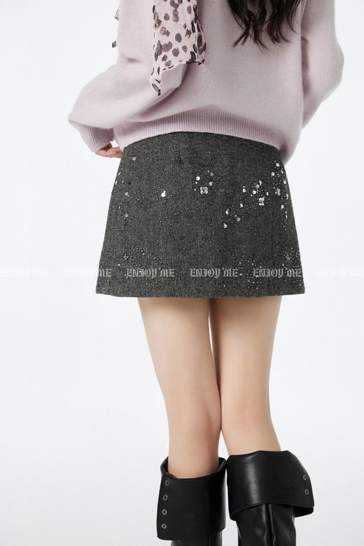 【门店同款】ENJOY冬季“相聚时刻”亮片A字半身裙 167695078 商品图1