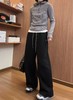 卫裤秋冬新款韩版休闲卫裤女小标宽松直筒阔腿裤慵懒潮 商品缩略图2
