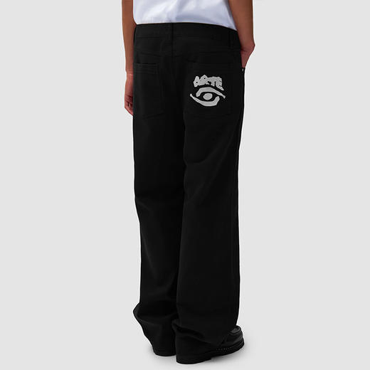 Arte Back Pocket Graphic Pants 手绘艺术字牛仔裤 商品图1