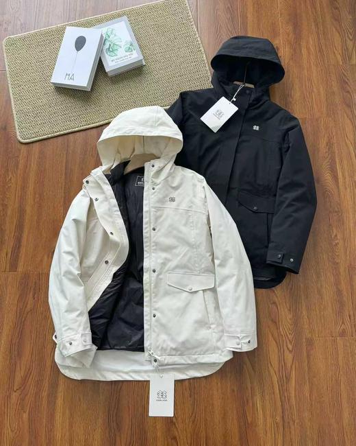 D110406秋冬必入款羽绒三合一内胆防风外套防泼水夹克户外冲锋衣 商品图3