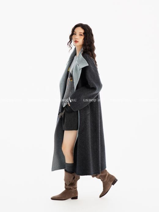 【门店同款】ENJOY冬季“暖冬知性”立领双面羊绒大衣 167695511 商品图2