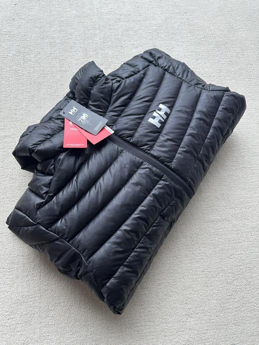 D110422男子简约大方排骨架型连帽户外轻羽绒夹克外套 商品图2