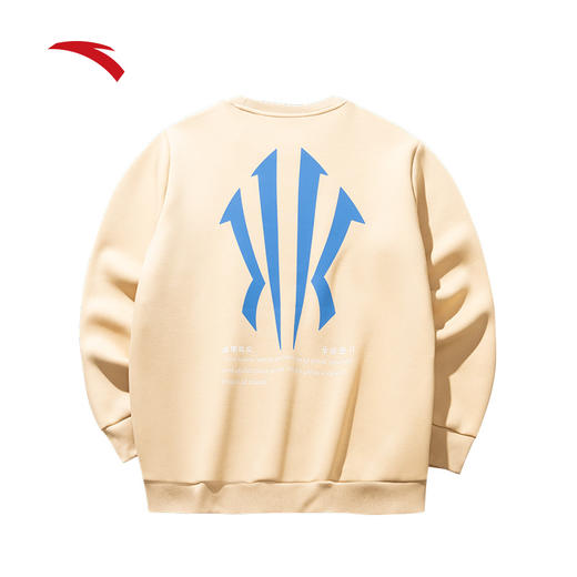 安踏凯里·欧文系列丨美式圆领套头衫卫衣男女休闲上衣172511715-1 商品图0