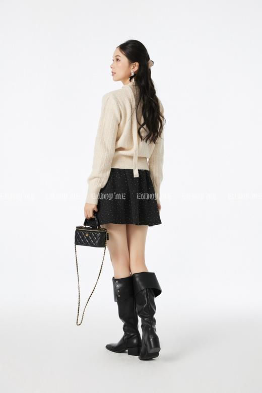 【门店同款】ENJOY冬季“相聚时刻”V领飘带金扣开衫 167643729 商品图11