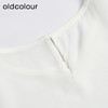 oldcolour欧珂夏季简约休闲宽松白色短袖套头衫女GM31012827 商品缩略图4