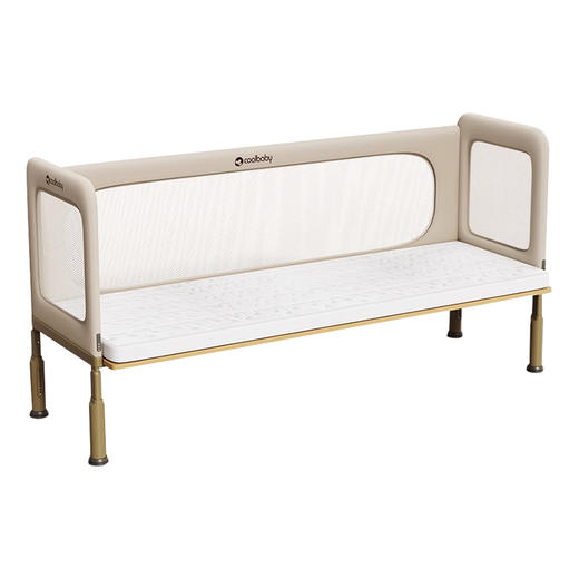 coolbaby一体式拼接床婴儿床边加宽儿童床大人可睡加高护栏可升降 商品图4