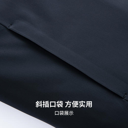 【兔毛内胆&85%白鹅绒】圣得西2025秋冬季新款男士修身保暖尼克服 商品图8