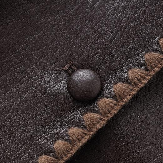 「高货wl」全新升级【铂金会员413/天猫559/差价146】(95149)洛诗琳2025秋冬法式蛋白皮无袖连衣裙针织打底衫两件套 商品图4