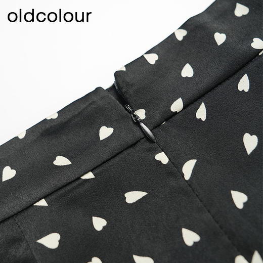 oldcolour欧珂春秋季休闲时尚气质波点鱼尾半身长裙女GN31063861 商品图4