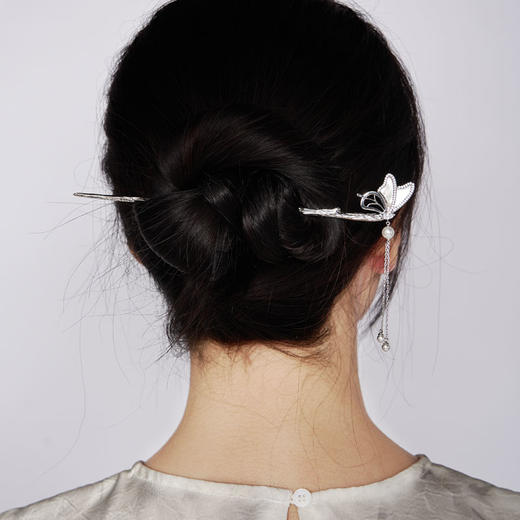 大英博物馆 叠彩蝶韵系列 流光蝶影系列 发簪 商品图3