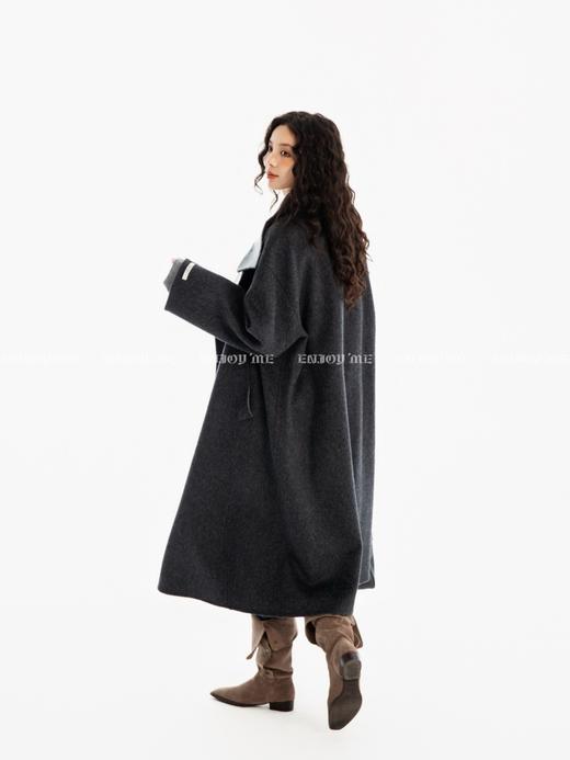 【门店同款】ENJOY冬季“暖冬知性”立领双面羊绒大衣 167695511 商品图3