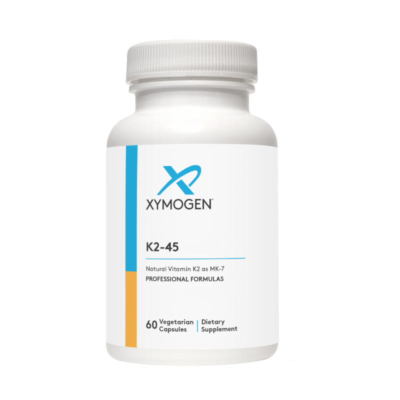 【效期至27年5月】活性维生素 K2 胶囊 XYMOGEN K2-45  60粒/瓶