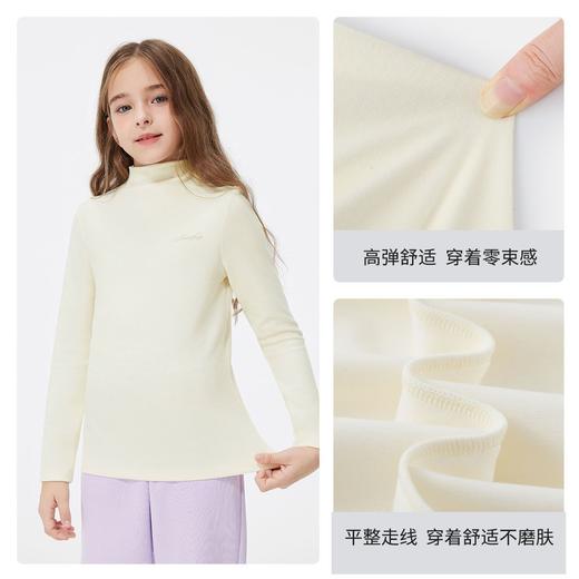 【纳维凯尔】【120-165】意大利小帆船女童半高领羊绒保暖打底衫 商品图5