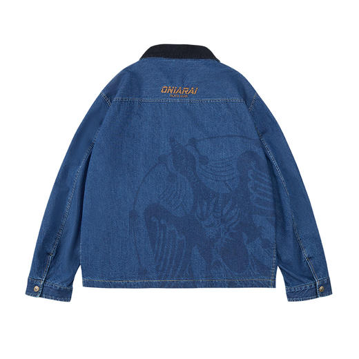 ONIARAI/鬼洗25秋冬新品灯芯绒领金乌神鸟夹克外套男式 B340223 商品图3